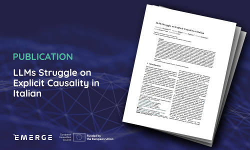 Publication: LLMs Struggle on Explicit Causality in Italian 