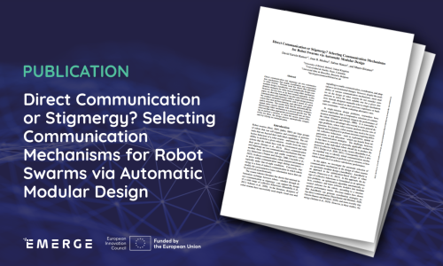Publication: Direct Communication or Stigmergy? Selecting Communication Mechanisms for Robot Swarms via Automatic Modular Design 