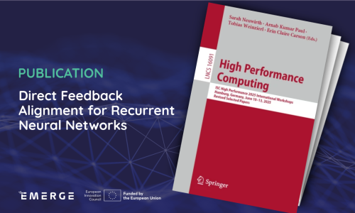 Publication: Direct Feedback Alignment for Recurrent Neural Networks 