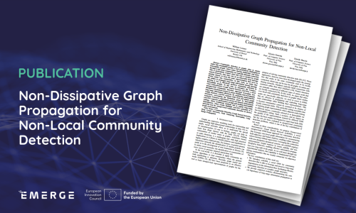 Publication: Non-Dissipative Graph Propagation for Non-Local Community Detection 
