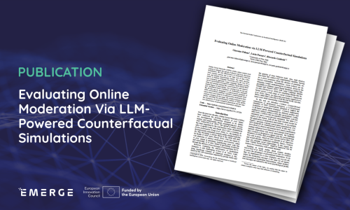 Publication: Evaluating Online Moderation Via LLM-Powered Counterfactual Simulations 