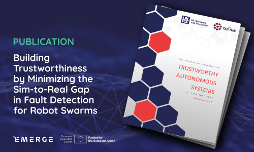 Publication: Building Trustworthiness by Minimizing the Sim-to-Real Gap in Fault Detection for Robot Swarms