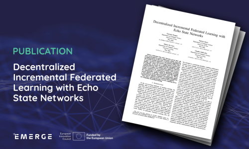 Publication: Decentralized Incremental Federated Learning with Echo State Networks 