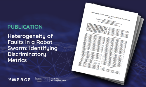 Publication: Heterogeneity of Faults in a Robot Swarm: Identifying Discriminatory Metrics