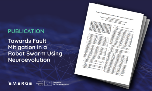 Publication: Towards Fault Mitigation in a Robot Swarm Using Neuroevolution 