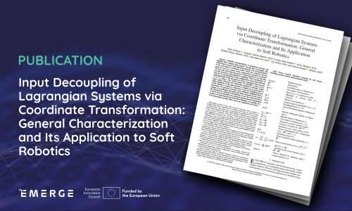 Publication: Input Decoupling of Lagrangian Systems via Coordinate Transformation: General Characterization and Its Application to Soft Robotics