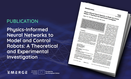 Publication: Physics-Informed Neural Networks to Model and Control Robots: A Theoretical and Experimental Investigation