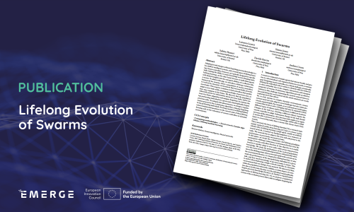 Publication: Lifelong Evolution of Swarms 