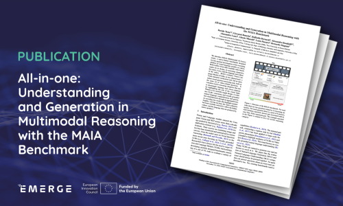 Publication: All-in-one: Understanding and Generation in Multimodal Reasoning with the MAIA Benchmark 