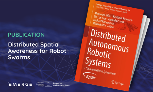 Publication: Distributed Spatial Awareness for Robot Swarms 