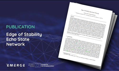 Publication: Edge of Stability Echo State Network 