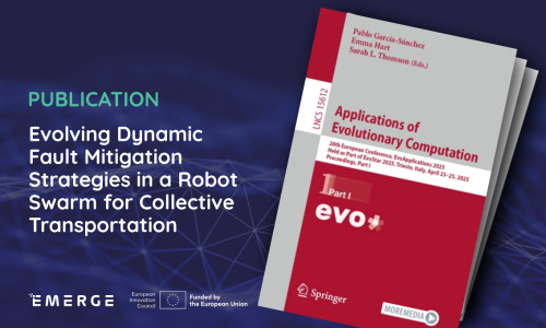 Publication: Evolving Dynamic Fault Mitigation Strategies in a Robot Swarm for Collective Transportation 