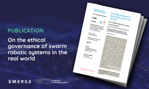 Publication: On the ethical governance of swarm robotic systems in the real world